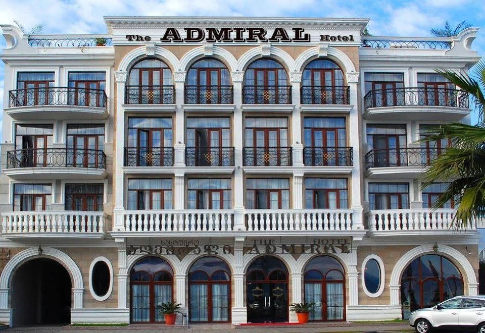 The Admiral Hotel facade in Batumi