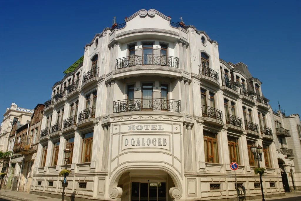 Hotel O. Galogre facade in Batumi